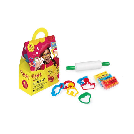 Jovi Super Kit de 3 Pâtes à Modeler de 50g + Accessoires