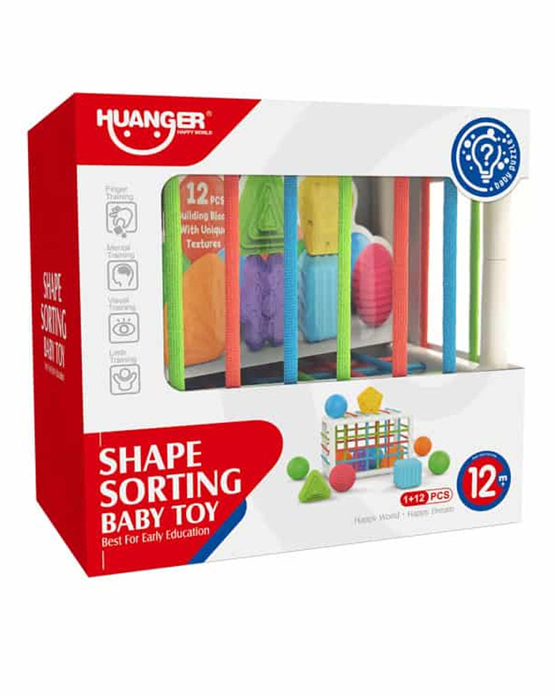 Huanger 12 pieces with shape sorting 12M+