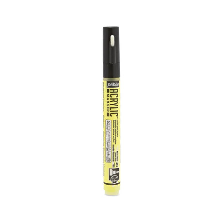 Pebeo Marker Acrylique 1,2 mm N°41 - Jaune Fluo 