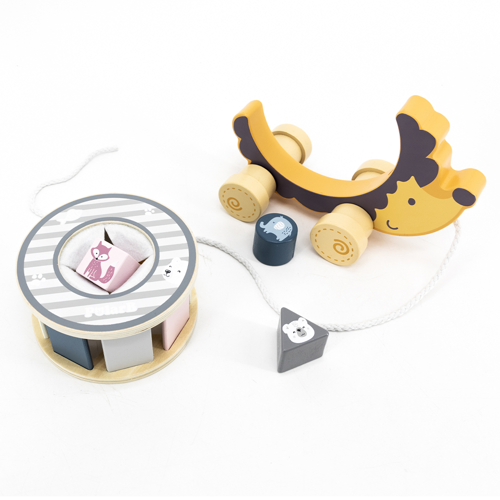 Viga Toys PolarB Trieur en Bois avec Roue 24M+