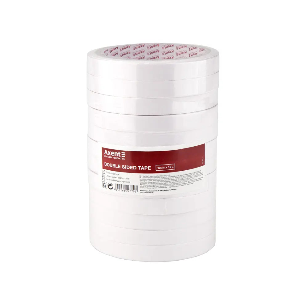 Axent Double Sided Adhesive Rolls 18mm x 10m Foam