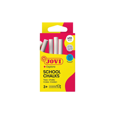Jovi Boîte de 10 Craies Blanches