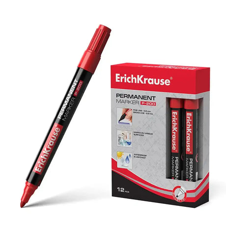 Erichkrause Marqueur Permanent P-200 - Rouge