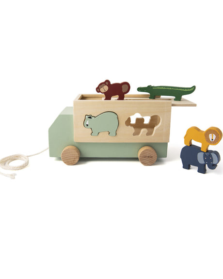 Trixie Camion en bois animaux