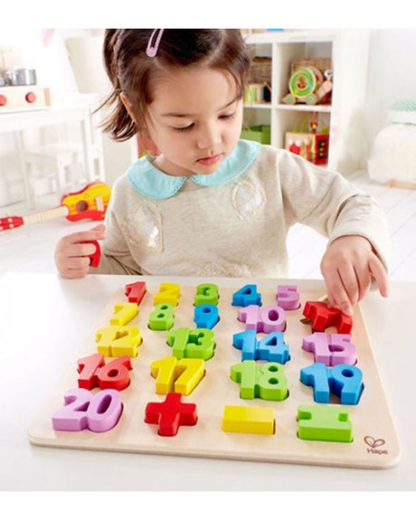 Hape - Wooden Number Puzzle 3 years+