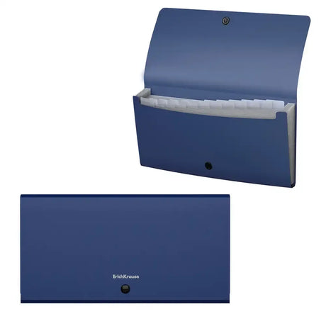ErichKrause Trieur de Chèques à 12 Divisions Mat Classic - Bleu Eric