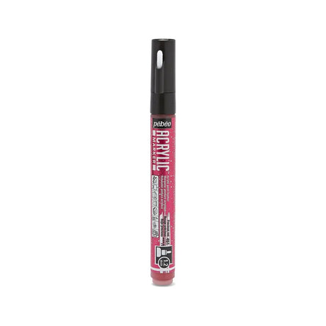 Pebeo Marker Acrylique 1,2 mm N°51 - Rouge Précieux 