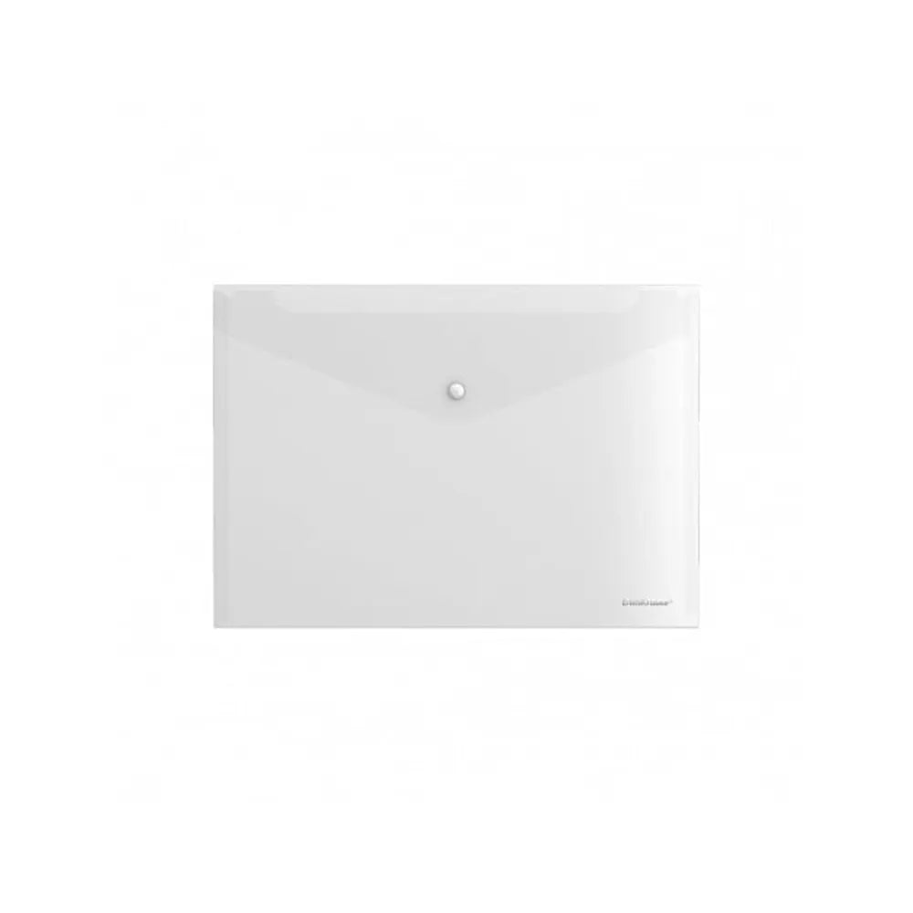 Erichkrause Enveloppe A4 Poly Fizzy Transparente à Bouton D/C