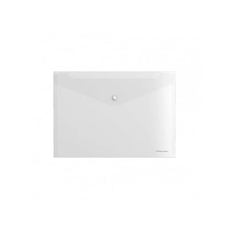 Erichkrause Enveloppe A4 Poly Fizzy Transparente à Bouton D/C