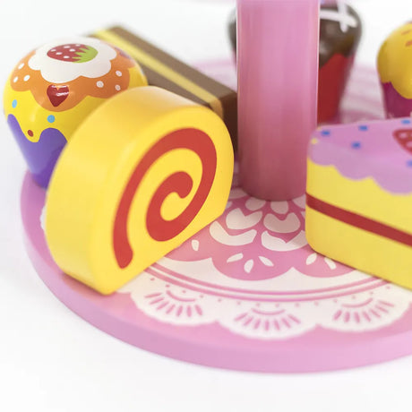 Viga Toys Mini Cakes avec Présentoir 18M+