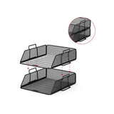 Erichkrause Metal Mail Basket - Black