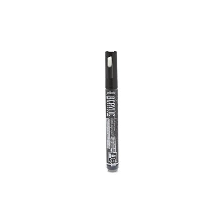 Pebeo Marker Acrylique 4mm Biseaute N°55 - Noir Précieux