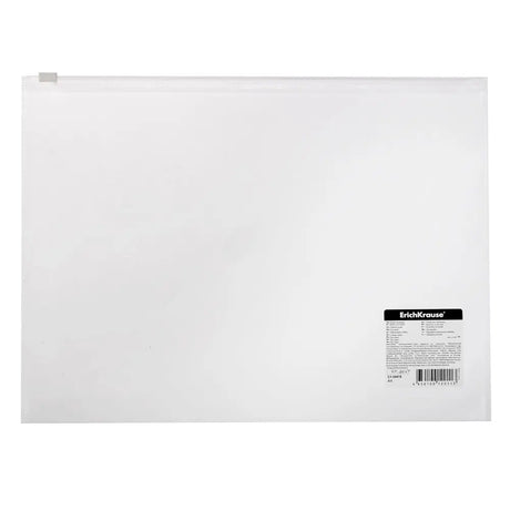 Erichkrause Enveloppe A4 Travel Poly Transparent Fizzy à Fermeture
