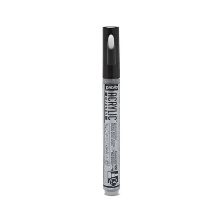 Pebeo Marker Acrylique 4mm N°56 - Argent Précieux 
