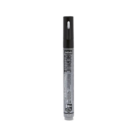 Pebeo Marker Acrylique 1,2 mm N°56 - Argent Précieux 