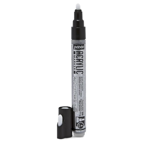 Pebeo Acrylic Marker 4mm N°56 - Precious Silver