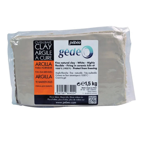 Pebeo Argile A Cuire Blanche - 1.5Kg