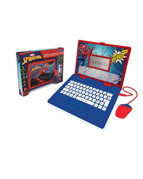 Lexibook Ordinateur Power 124 Activités (Français/Anglais) - Spider-Man