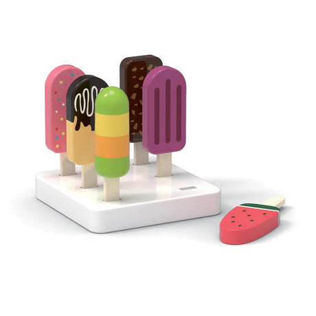 Viga Toys Set de 6 Glaces en Bois 3A+