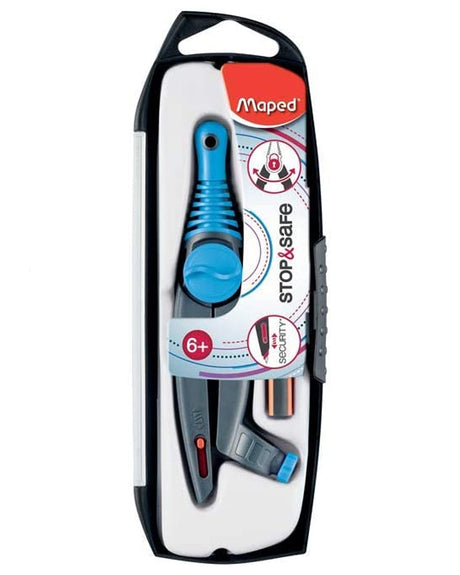 Maped Compass Pencil Stop & Safe Ring - Blue