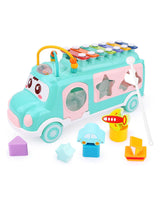 Huanger Bus pour enfants musiciens 18M+ - Bleu