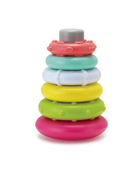 Infantino Anneaux à Empiler Rose 6M+