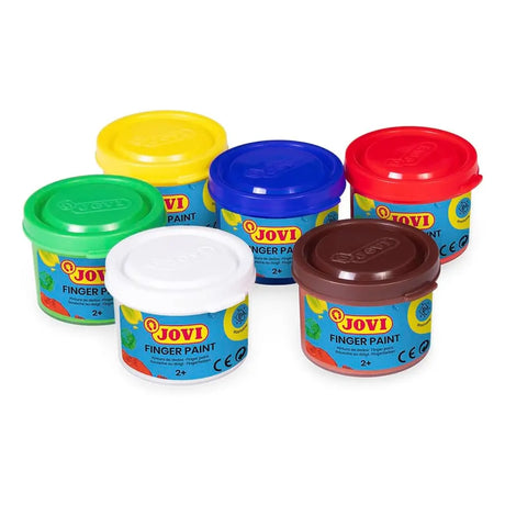 Jovi Boites 5 Pots Peintures a Doigts de 35 ml 