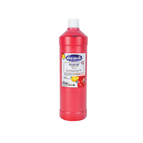 Mash Malow Gouache Peinture Liquide 1000ml - Rouge Vif