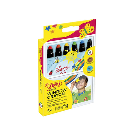 Jovi Boîte de 6 Crayons de Cire Multi-Surfaces 
