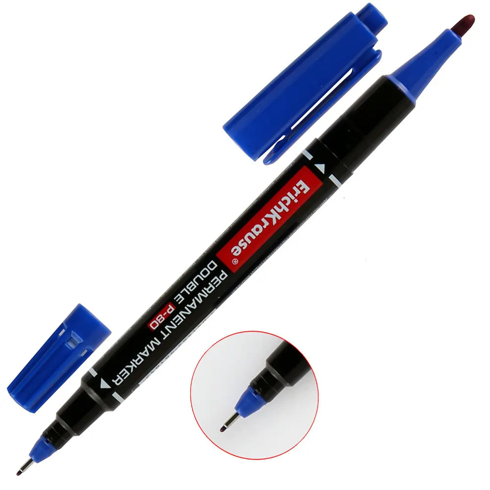 ErichKrause Marqueur Permanent - Bleu 