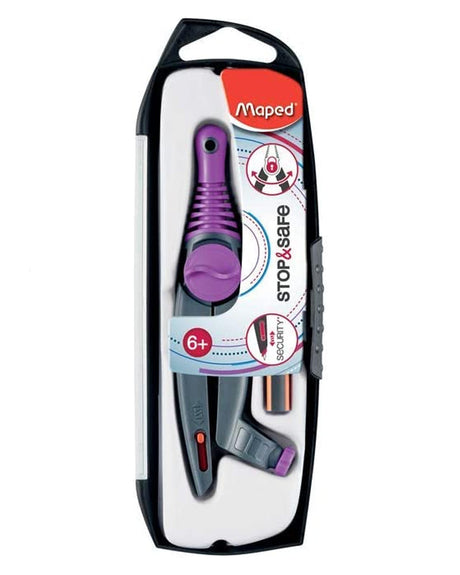 Maped Compass Pencil Stop & Safe Ring - Purple