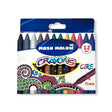 Mash Malo Boite de 12 Crayons De Cire 11 mm