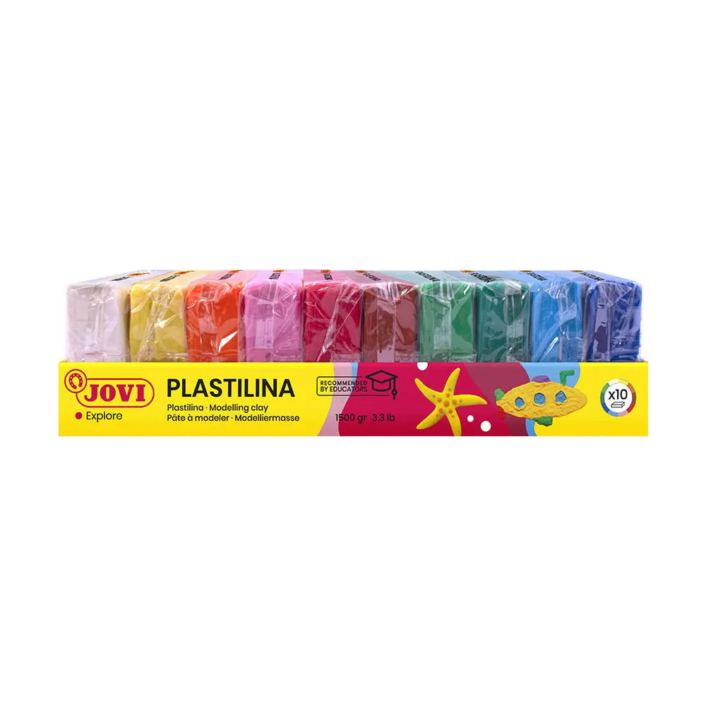 Jovi Boîte de 10 Pâtes à Modeler 150g