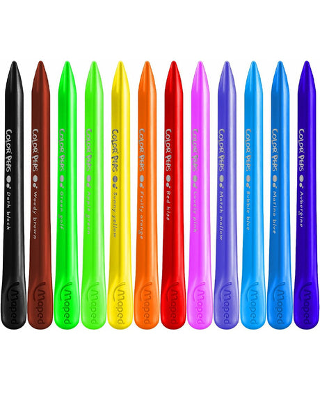 Maped Box of 24 Wax Wax Crayons