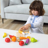 Viga Toys Ensemble de Coupe d'Aliments 18M+
