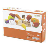Viga Toys Ensemble de Coupe d'Aliments 18M+