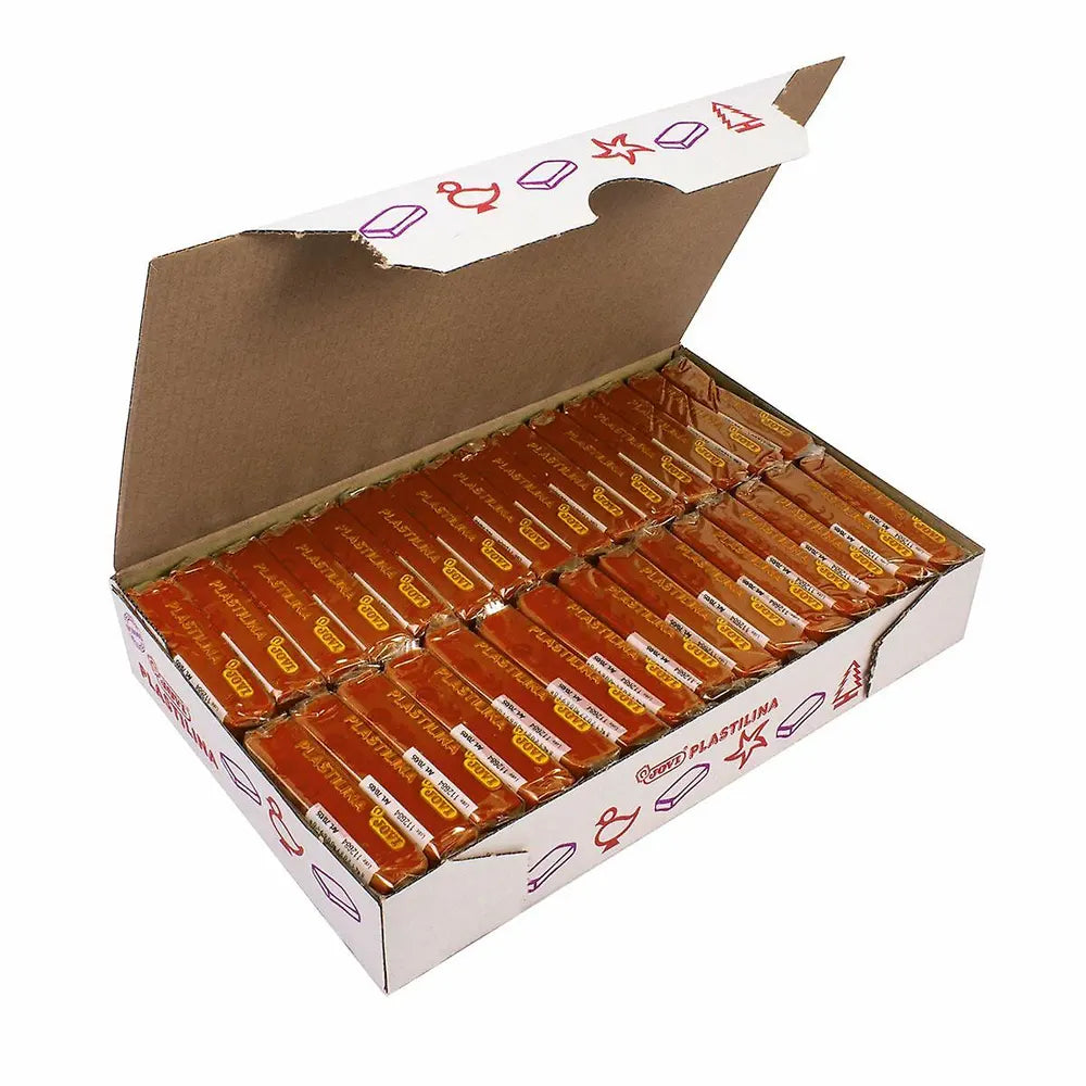 Jovi Boîte de 30 Pâtes à Modeler 50g - Marron