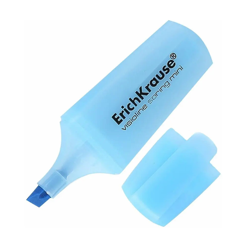 ErichKrause Mini Marqueur Fluo Vision Spring - Bleu 