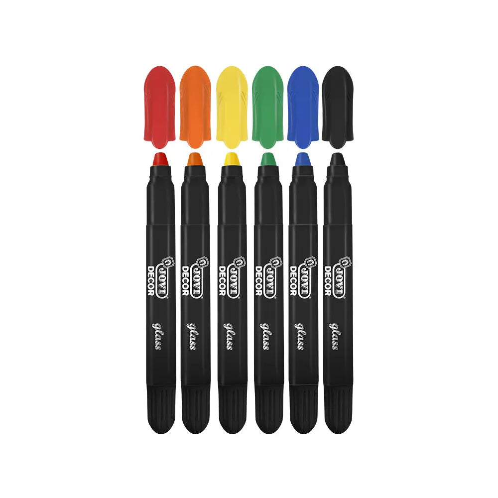 Jovi Boîte de 6 Crayons de Cire Multi-Surfaces 