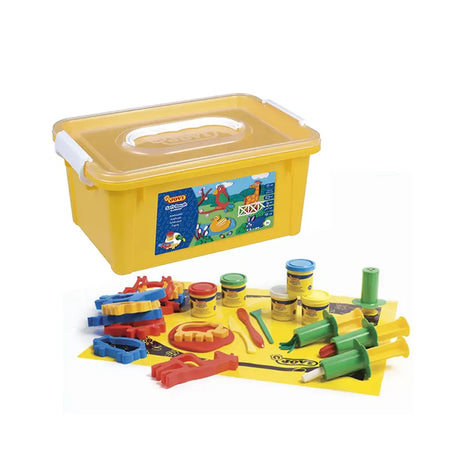 Jovi Box de 5 Pots de 50g Pâte à Modeler Douce - Animaux + Accessoires