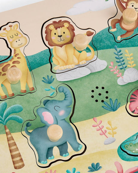 Eurekakids Puzzle Musicale - Animaux de la Savane