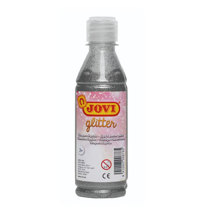 Jovi Gouache Liquide Brillant Glitter 250ml - Argent 