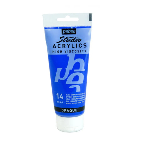 Pebeo Acry Stud 100 ml N°14 Bleu Cobalt Opaque Imit