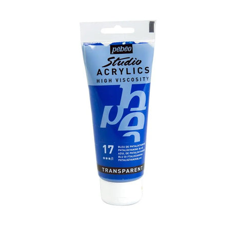 Pebeo Acry Stud 100 ml N°17 Bleu Phtal 