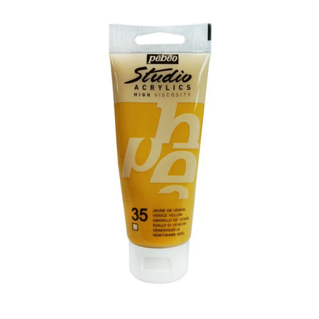 Pebeo Acry Stud N°35 Jaune de Venise - 100 ml 