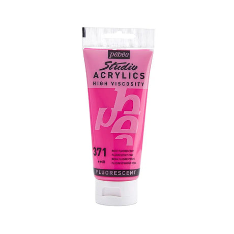 Pebeo Acry Stud N°371 Rose Fluorescent - 100ml 