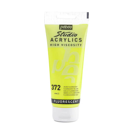 Pebeo Acry Stud N°372 Jaune Fluorescent - 100ml 