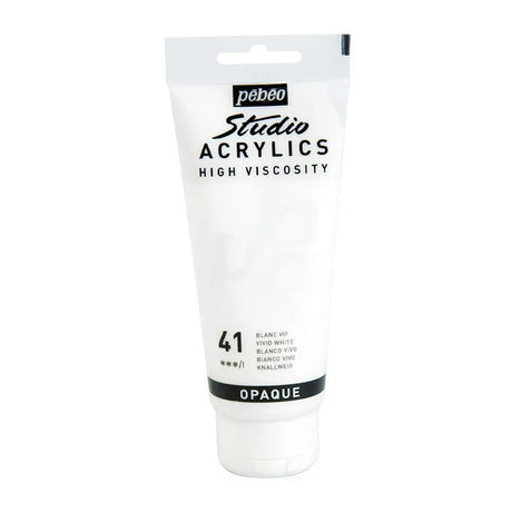 Pebeo Acry Stud N°41 Blanc Vif - 100ml 