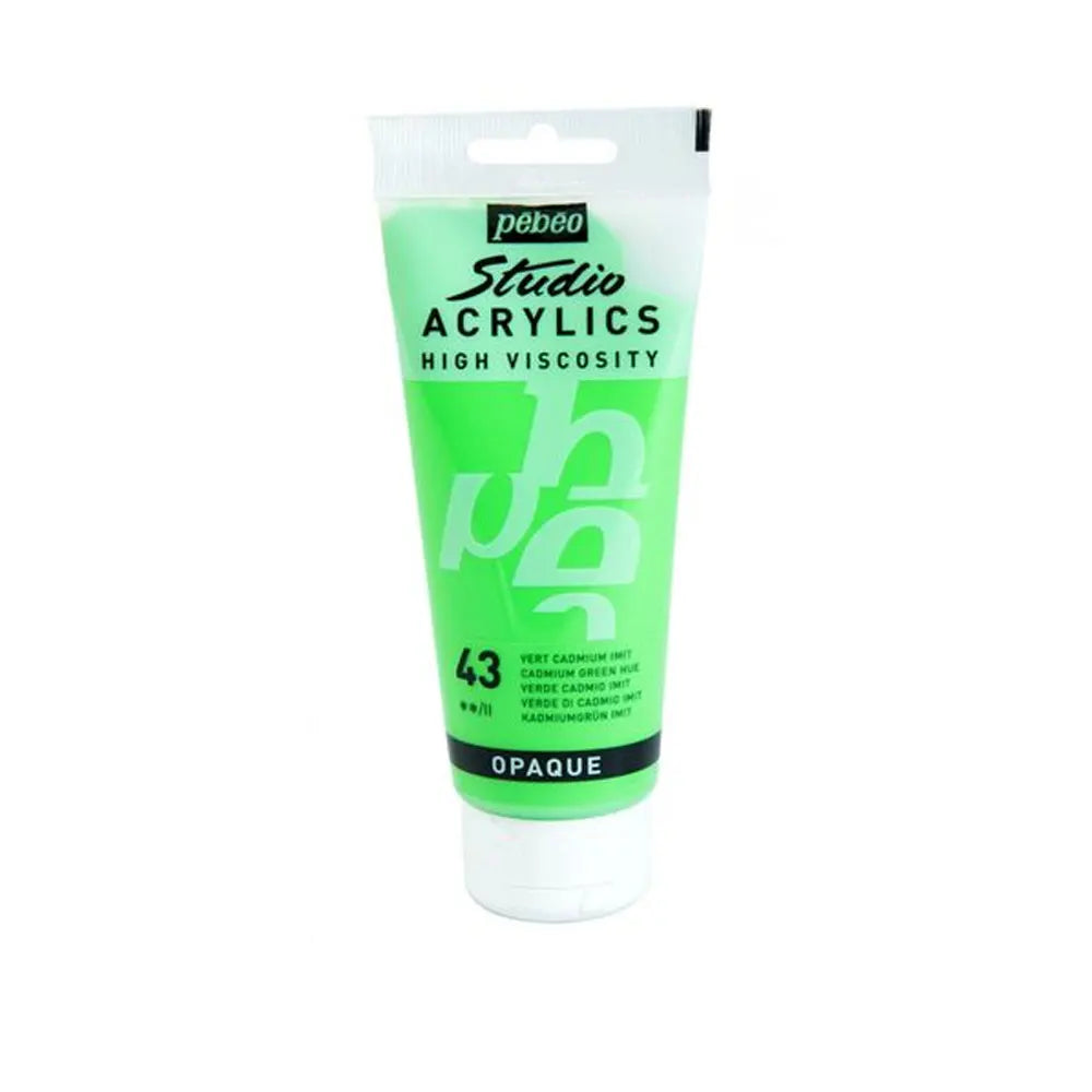 Pebeo Acry Stud N°43 Vert Cadmium Imit - 100ml 