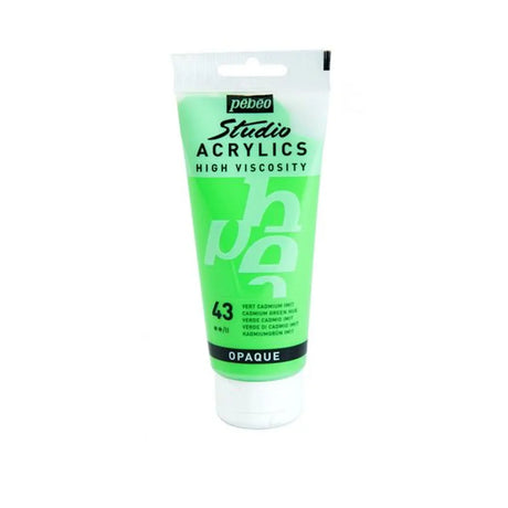 Pebeo Acry Stud N°43 Vert Cadmium Imit - 100ml 